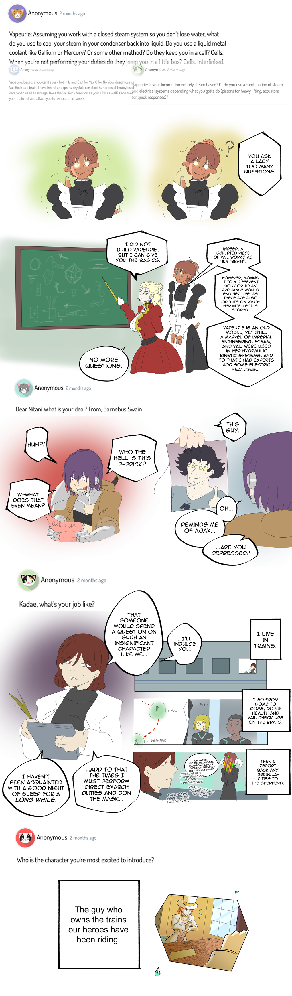 Q & A #4: Various