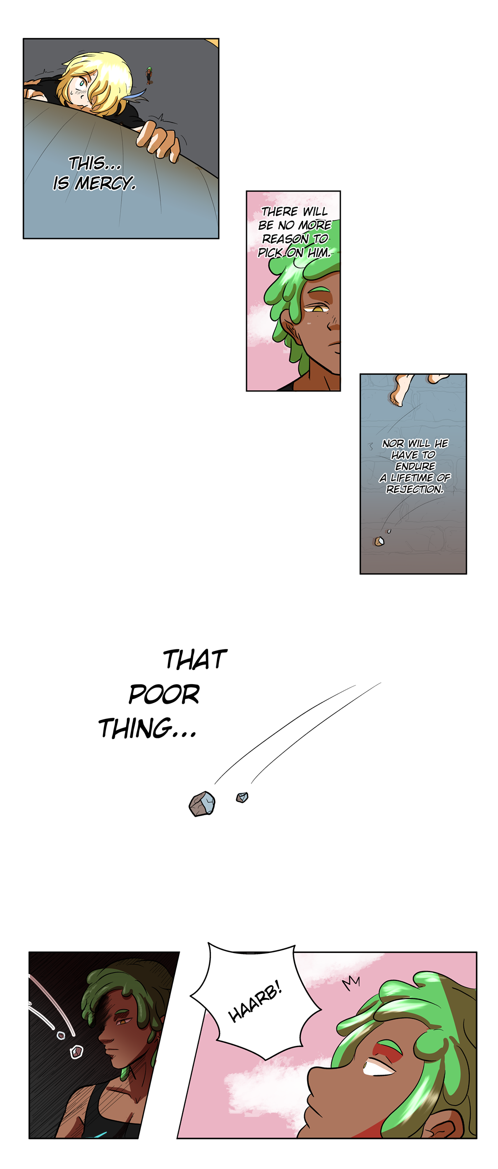 Haarb's mercy.