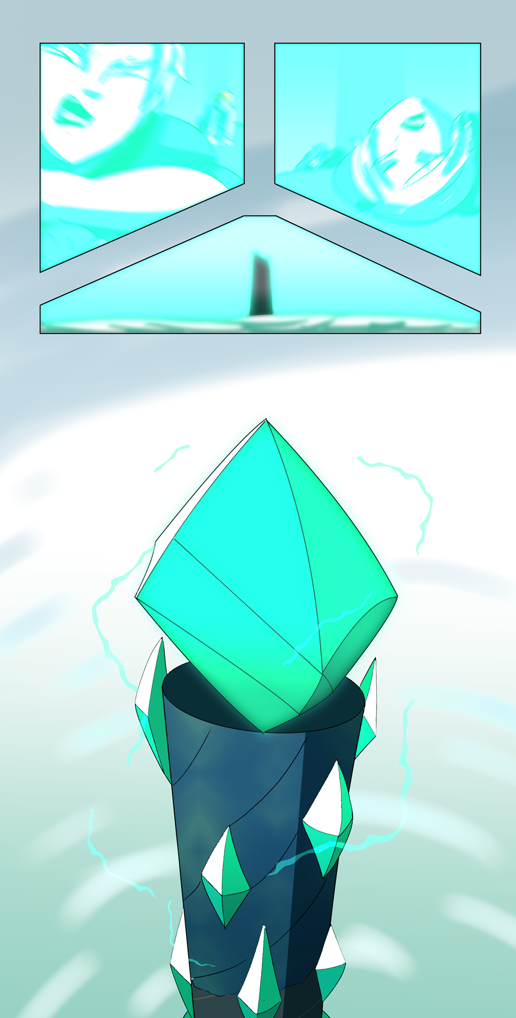 Tower repaired. Similar to what Fiadh did last chapter, but far more refined.